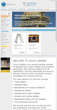 Mobile screenshot of Calico Ladders