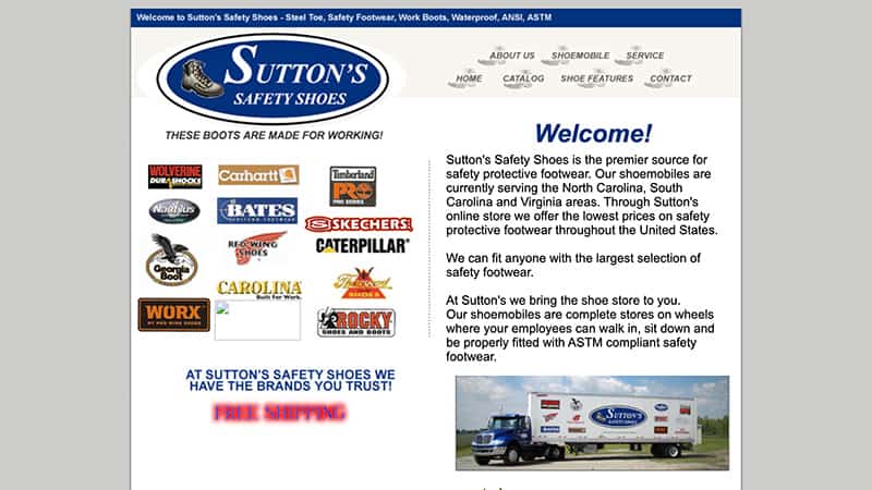 Sutton's Shoes Before Screenshot