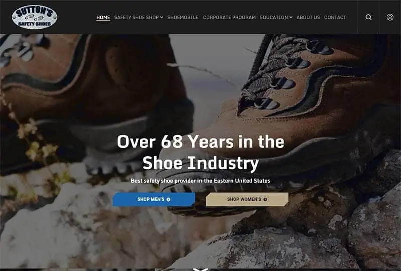 Mobile Friendly Web Design Ecommerce SEO for a Retail Shoe Business