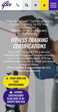 IFTA Fitness iPhone