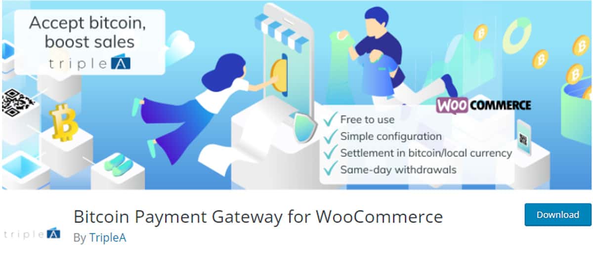 TheeCommerceBitcoin Payment Gateway TripleA
