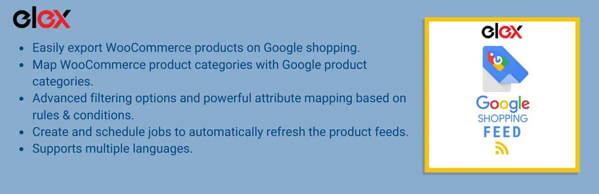 TheeCommerce | WooCommerce Google Shopping | Elex Google Shopping Feed Plugin